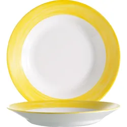 ARCOROC Brush Yellow Teller tief 22,5cm * 6er