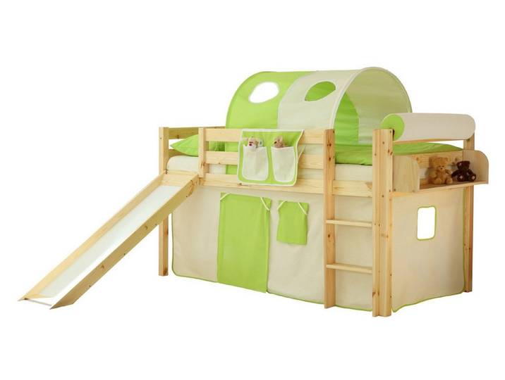 Ticaa Hochbett Rutschbett Manuel Kiefer Natur Classic