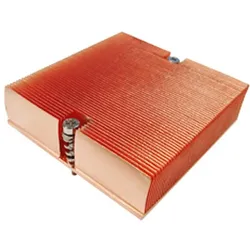 Intertech Q-129 1HE passiv 1567 (26.50 mm), CPU Kühler, Kupfer