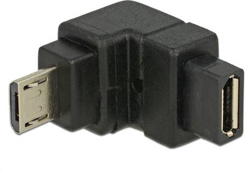 Delock USB 2.0 Adapter [1x USB 2.0 Stecker Micro-B - 1x USB 2.0 Buchse Micro-B] 65668