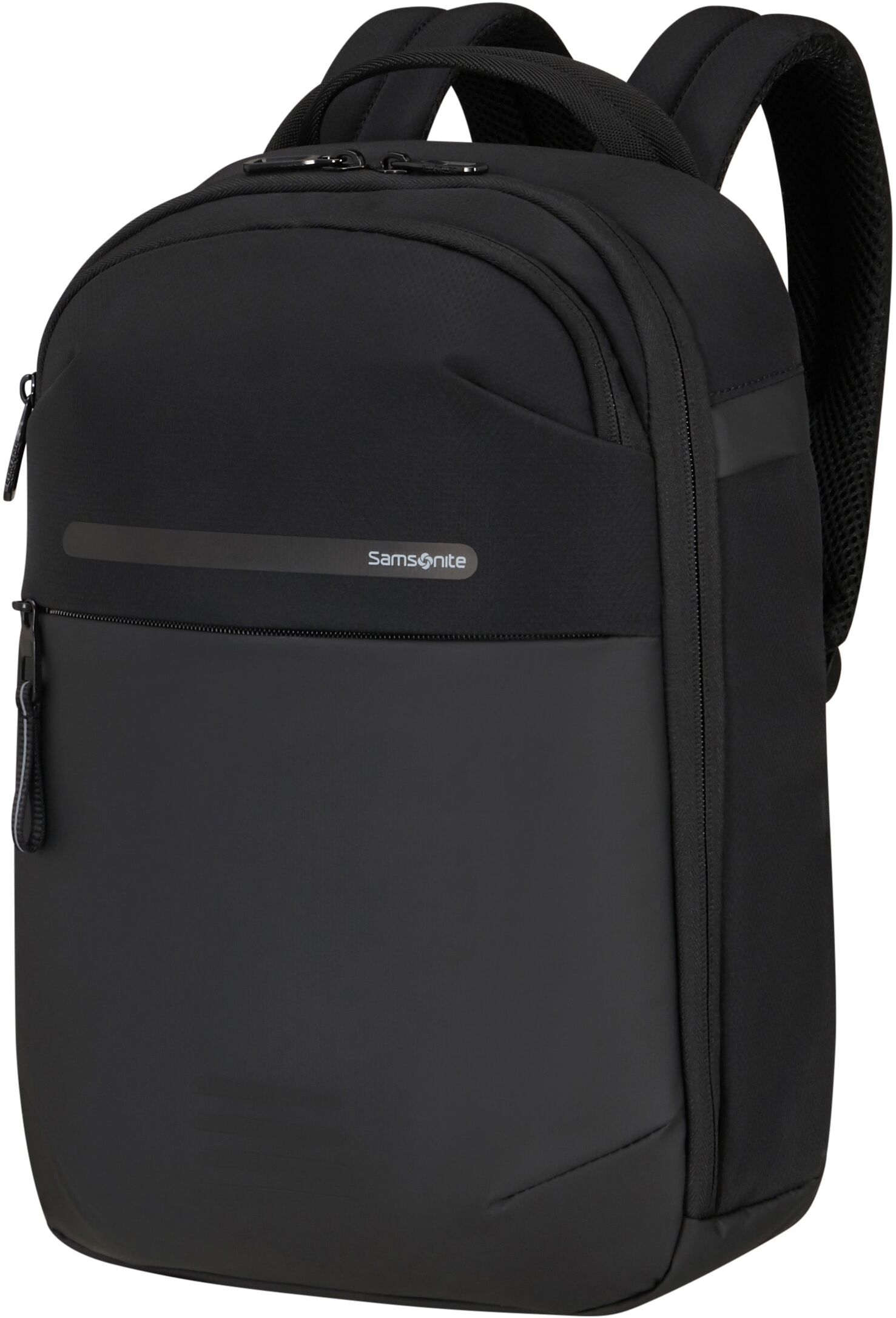 Tagesrucksack SAMSONITE "MODERNY", Herren, Gr. B/H/T: 25cm x 37,5cm x 13cm, schwarz, Polyester, Rucksäcke Tagesrucksack, Unisex Travelrucksack, Freizeitruck mit vielen Fächern schwarz B/H/T: 25cm x 37,5cm x 13cm