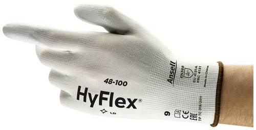 Ansell 48100110 HyFlex Nylon Arbeitshandschuh Größe (Handschuhe): 11 EN 388:2016, EN 420-2003, EN 21420:2020, EN 388-2003 ISO