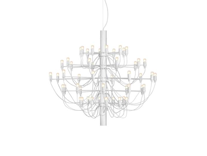 2097/50 C Suspension w/Frosted Bulbs Matte White - Flos - Salon / séjour - Design - Métal - Multi-ampoules