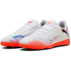 PUMA Future 8 Play TT Multinocken-Fußballschuhe 01 - PUMA white/PUMA black/glowing red 42