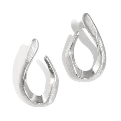 Paar Ohrstecker ADELIA´S "Ohrringe Ohrstecker in geschwungener Form, 1 Paar", Damen, Gr. Damen, silberfarben, Ohrringe, Modisch gestalteter Modeschmuck mit geschwungener Form