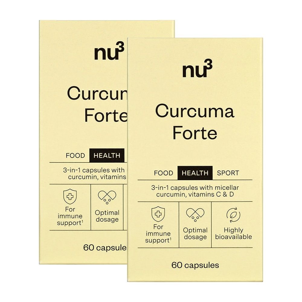 nu3 Premium Curcuma Forte Doppelpack 2x60 St Kapseln