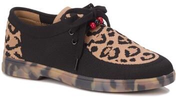 Extra Wide Width Women's Greer Lace-Up Chukka by Ros Hommerson in Leopard (Size 10 WW)