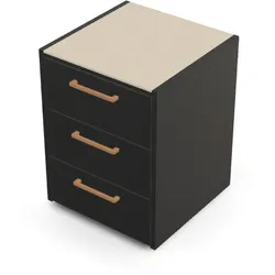 Brabura CT 60 Schubladenmodul - Pietra Di Osso / Anthrazit / Holzgriff