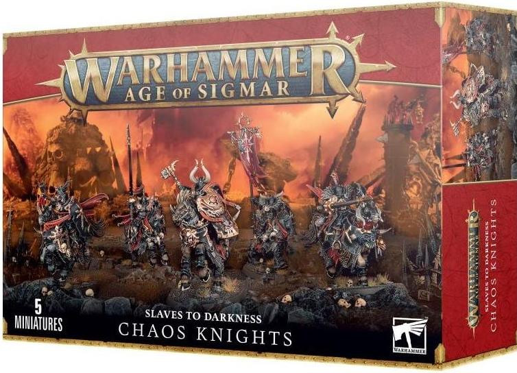 Games Workshop W-AOS Slaves to Darkness Chaos Knights 5 miniaturen