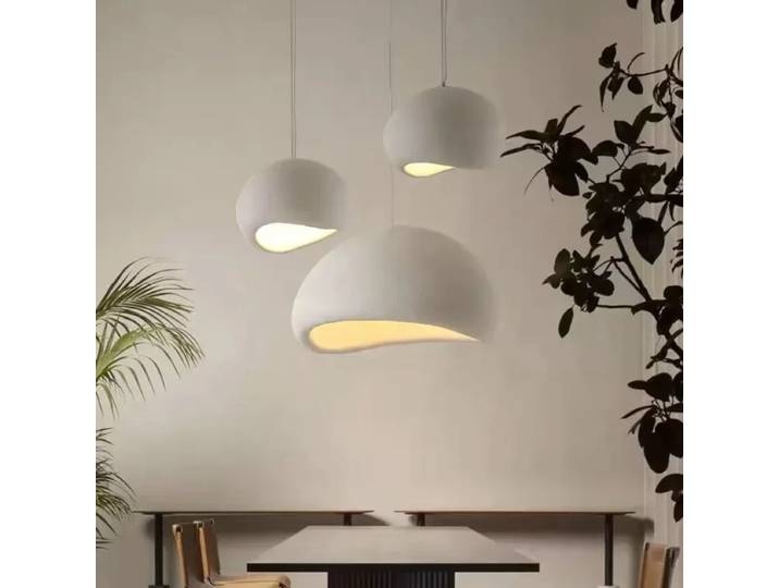 Wine-Sabi-Lampe LED Suspendue au Design Nordique Japonais, Luminaire Décoratif d'Nik, Idéal pour une Salle à Manger