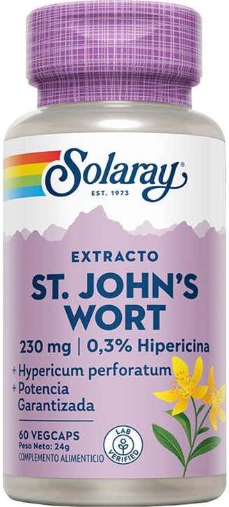 SOLARAY St. Johns Wort Hipérico 60 caps