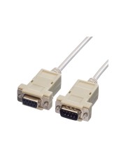 VALUE Kabel seriell DB-9 M bis W 1.8 m (11.99.6218)