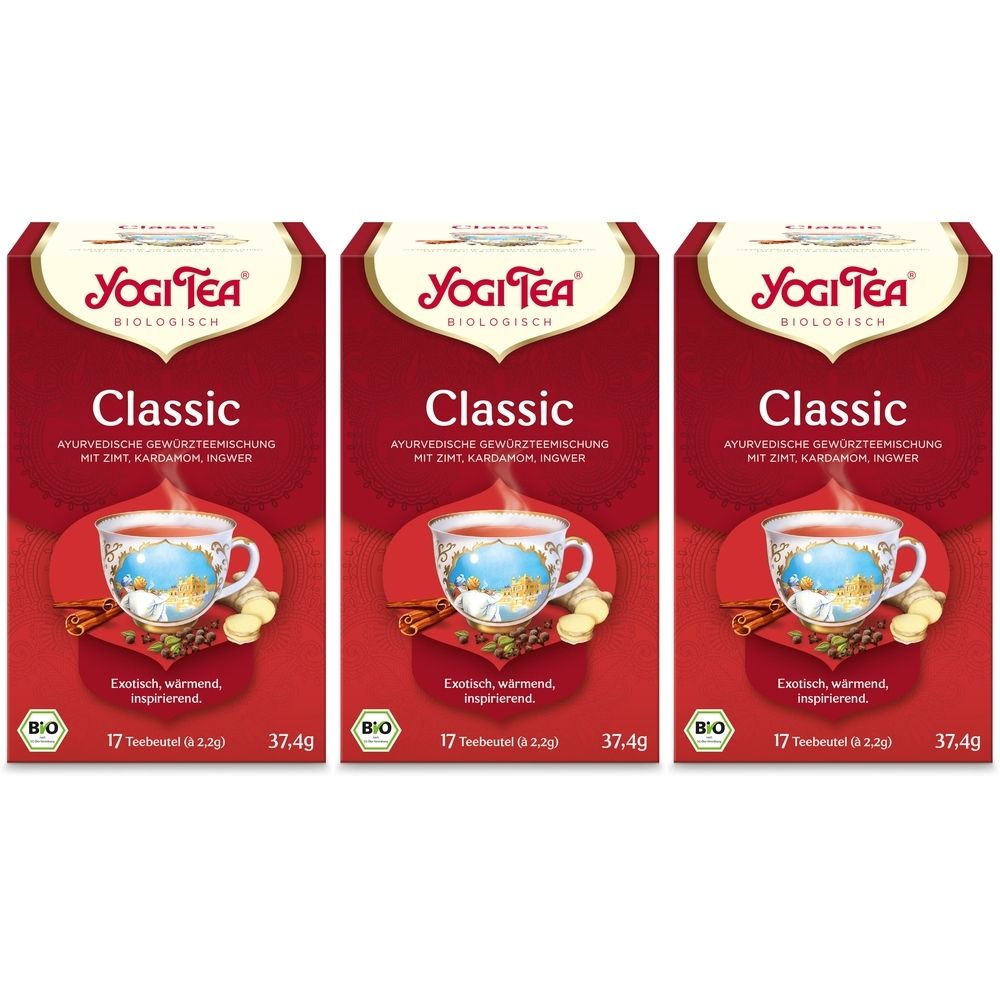 Yogi Tea Bio Classic 3x17x2,2 g Tee