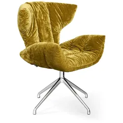 Bretz Stuhl Cassia Stoff Gold Green