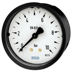 WIKA Rohrfedermanometer 9080970 111.16 Anschluss (Manometer): Rückseite -1 bar (min) 1 St.