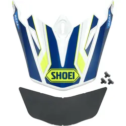 Shoei VFX-WR Allegiant, Helmschirm - Weiß/Blau/Neon-Gelb