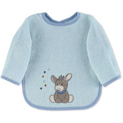 Lätzchen STERNTALER "Ärmellätzchen, Emmi, hellblau", Baby, blau (hellblau), Baumwolle, Lätzchen