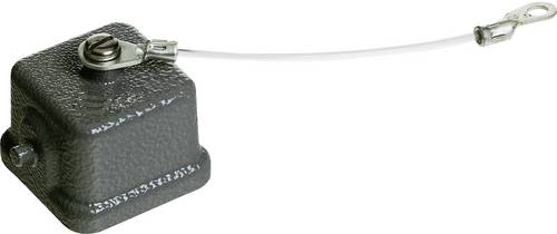 HARTING Schutzkappe 3A Metall für 1 Bügel am Unterteil Verliersicherung mit kleiner Schlaufe mit montiertem