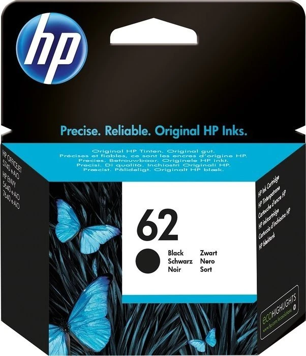 HP C2P04AE Nr. 62 Schwarz, 200 Seiten