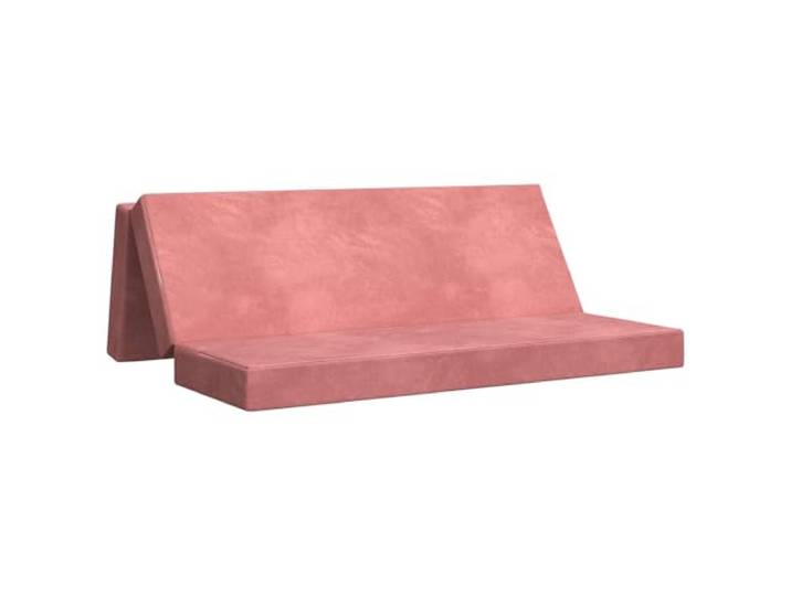 TUERYAFEK Klappsofa Bett 180 x 67 x 45 cm Rosa Polyesterbezug mit Reissverschluss, Schaumstoffpolsterung, manueller Mechanismus, platzsparend faltbar