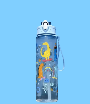 Inspire Essentials Large Capacity Sports Water Bottle Leak Proof Fitness Travel Drink Bottle blue B