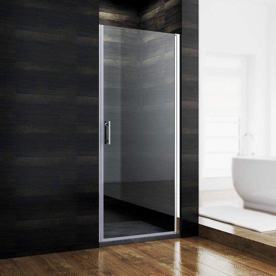 Famanu Duschkabine Drehbar 86x185 cm - Nano-Beschichtung, Sicherheitsglas