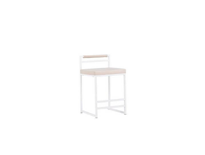 Venture Home Barhocker Opelika Barhocker Velours beige.