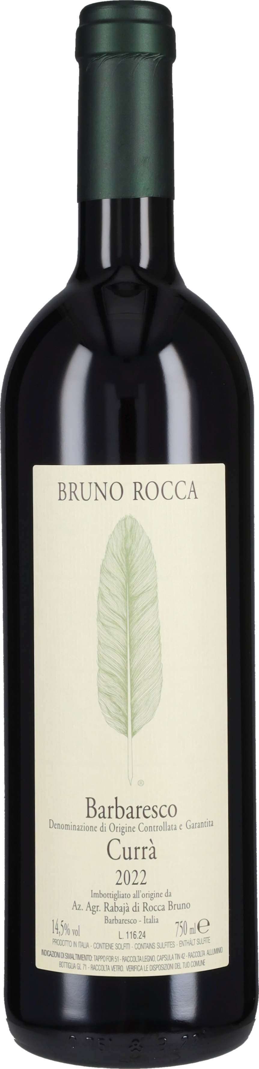 Rocca Bruno Barbaresco 'Currà' Bruno Rocca 2022