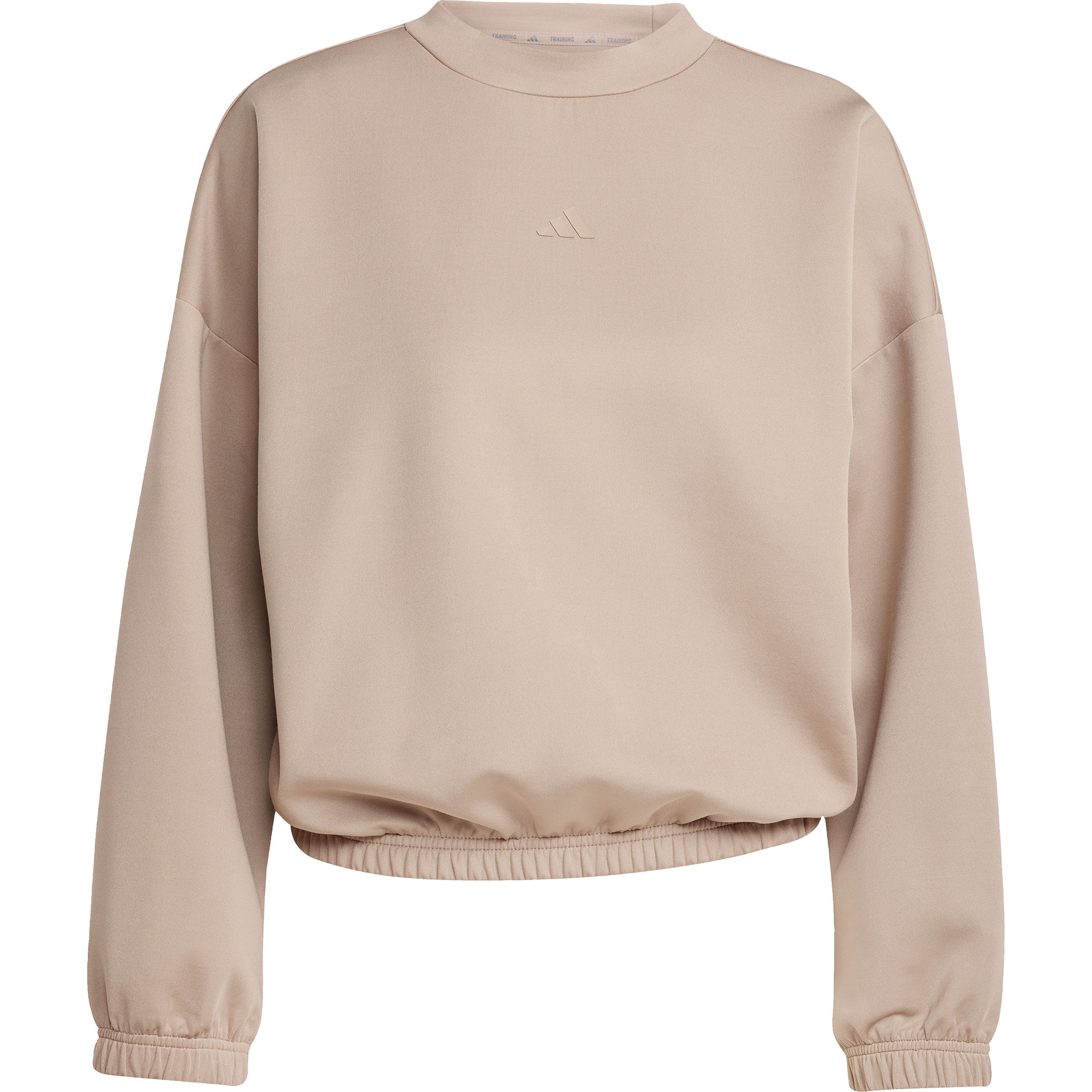 adidas Motion Essentials Cover-Up Damen Pullover braun Größe S Yoga Hautfreundlich