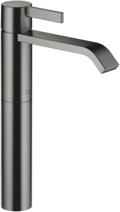 Dornbracht IMO Waschtischarmatur 33537671-99 mit erhöhtem Standfuß, Dark Platinum gebürstet