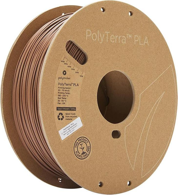 Polymaker PolyTerra PLA Filament Earth Brown 1,75 mm 1 kg