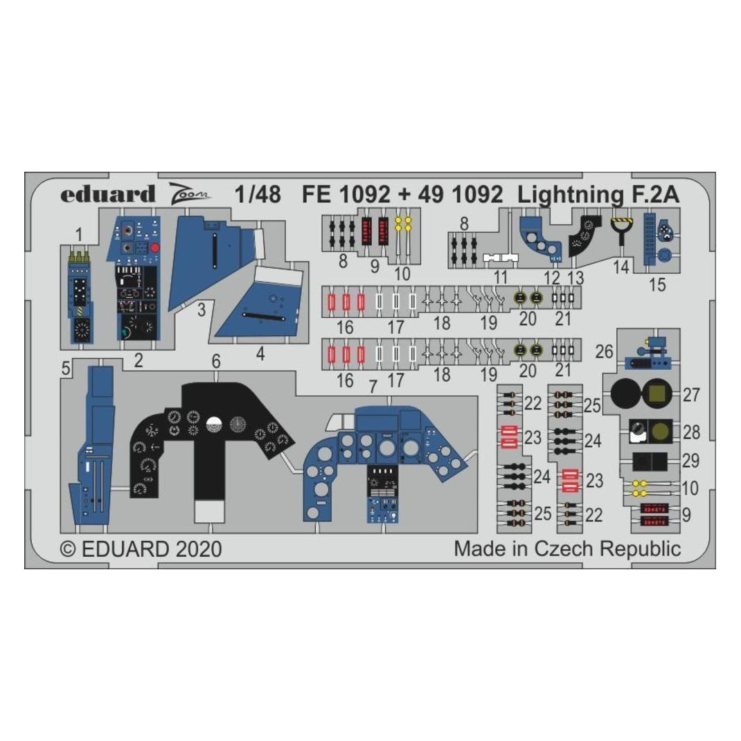 Eduard Lightning F.2A for Airfix (FE1092)