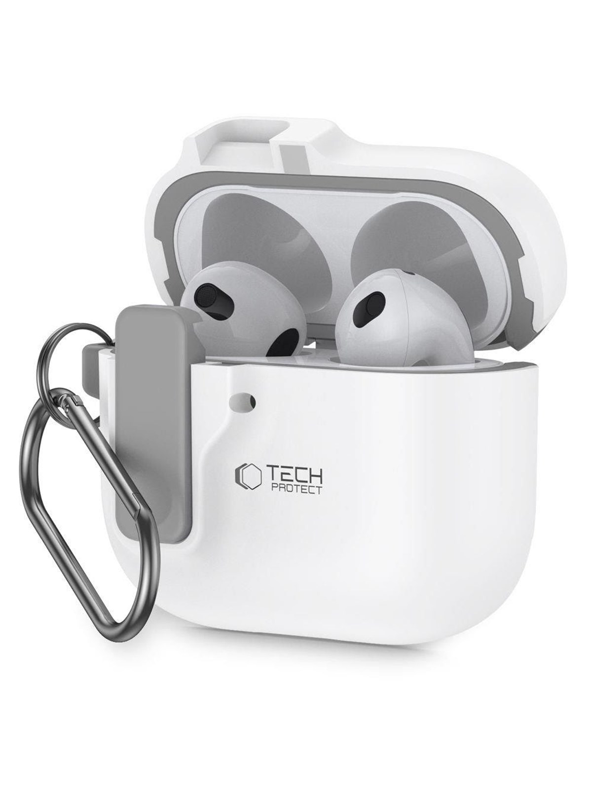 Tech-Protect Slim Hook Case for AirPods 4 - White