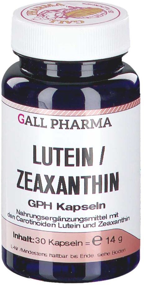 Lutein Zeaxanthin Gph Kapseln 30stk