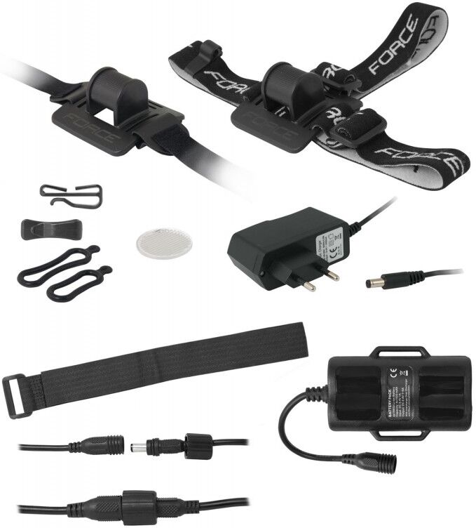 Force Luce faro anteriore  Glow 3 a led 1000 lumen con batteria al litio