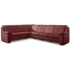 Polsteria Ecksofa I-Motion Leder Merlot