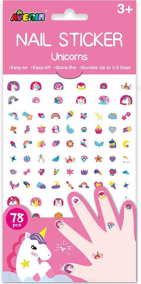Avenir Eenhoorn-nagelstickers