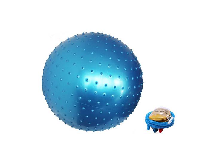 Massageball Gymnastikball blau 75 cm