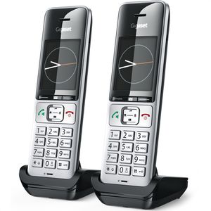 Gigaset Mobilteil COMFORT 500HX Duo, schnurlos, silber / schwarz