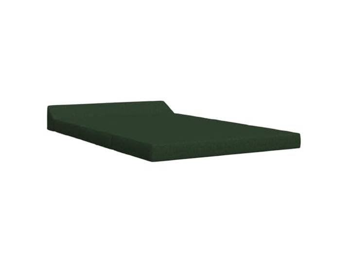 KKgypkn Klappsofa Bett Dunkelgrün 120x60x49 cm Polyester Schaumstofffüllung, umwandelbar in Matratze, abnehmbarer Bezug, kompakt für kleine Räume