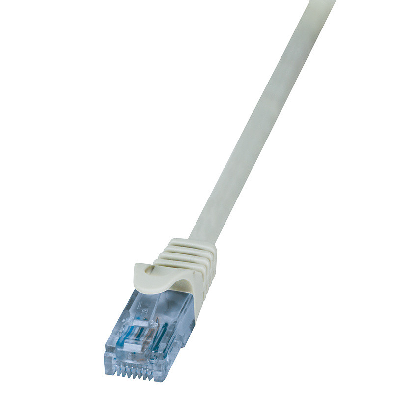 LogiLink EconLine CAT 6A netwerkkabel U/UTP, grijs, 10 meter