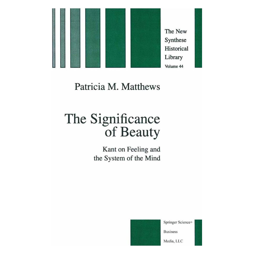 Springer The Significance of Beauty (Englisch, Softcover, P.M. Matthews) (55380085)