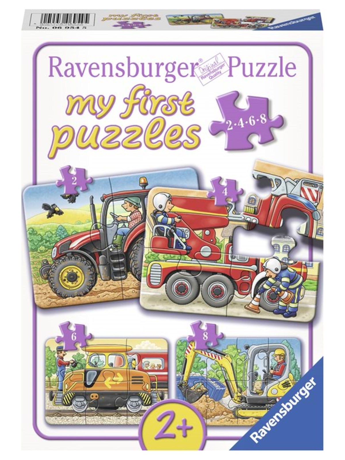 Ravensburger Hard At Work 2/4/6/8p