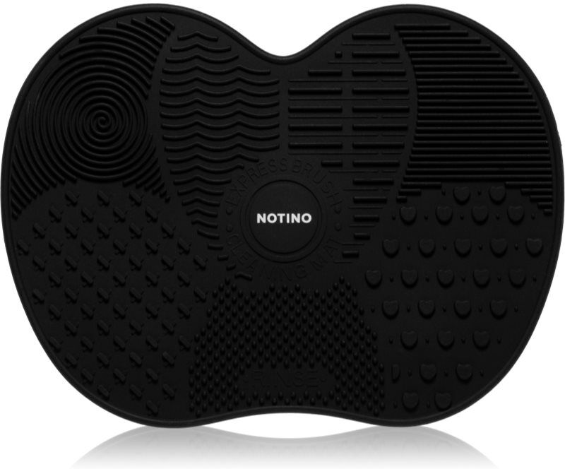 Notino Makeup Brushes Silicone Cleaning Mat For Make-Up Brushes brush cleaning pad Black 1 pc