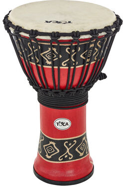 "Toca SFDJ-9RP 9"" Freestyle Djembe Bali Red"
