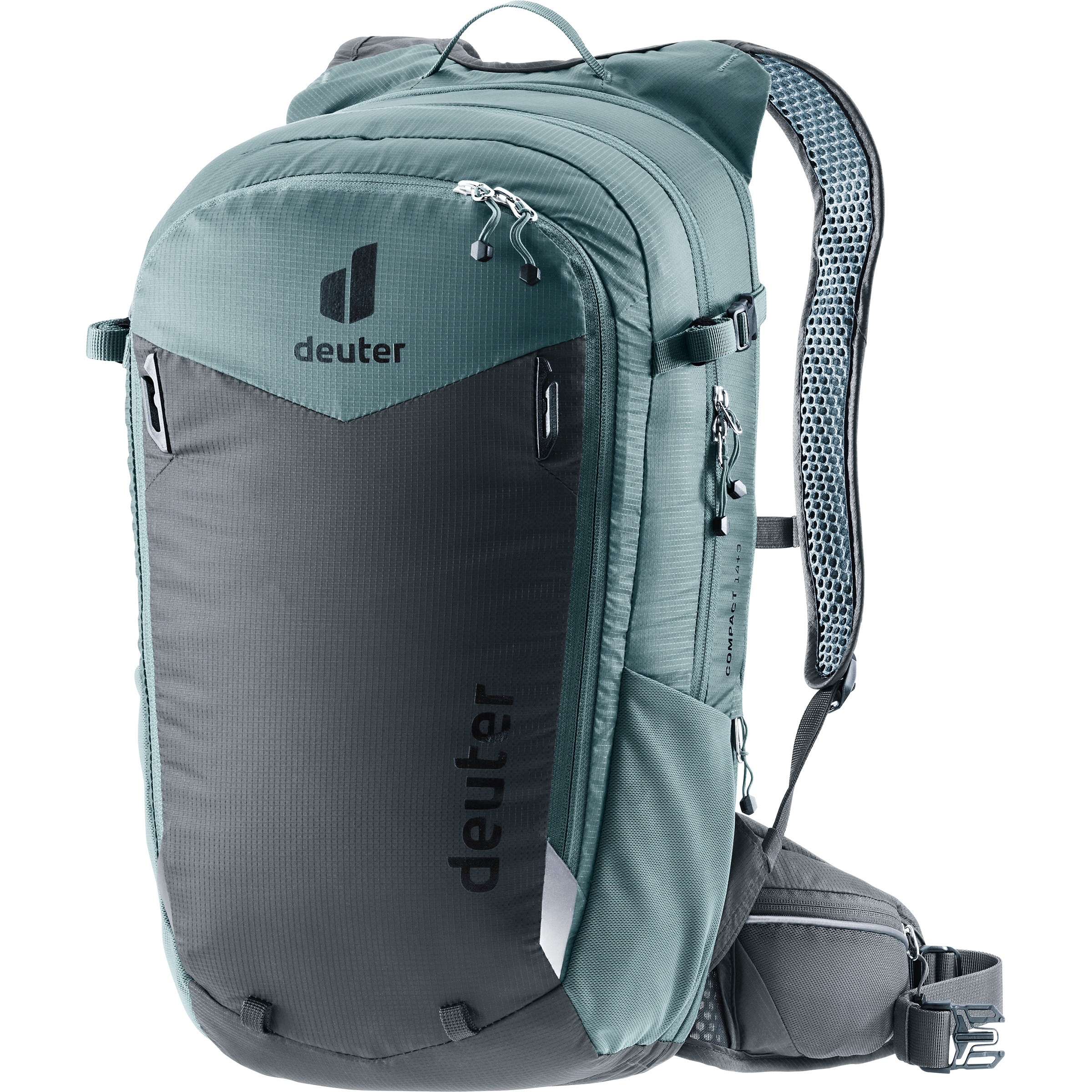 Deuter Compact 14+3 Fahrradrucksack Fahrradrucksäcke grau Größe 14+3L Mountainbike