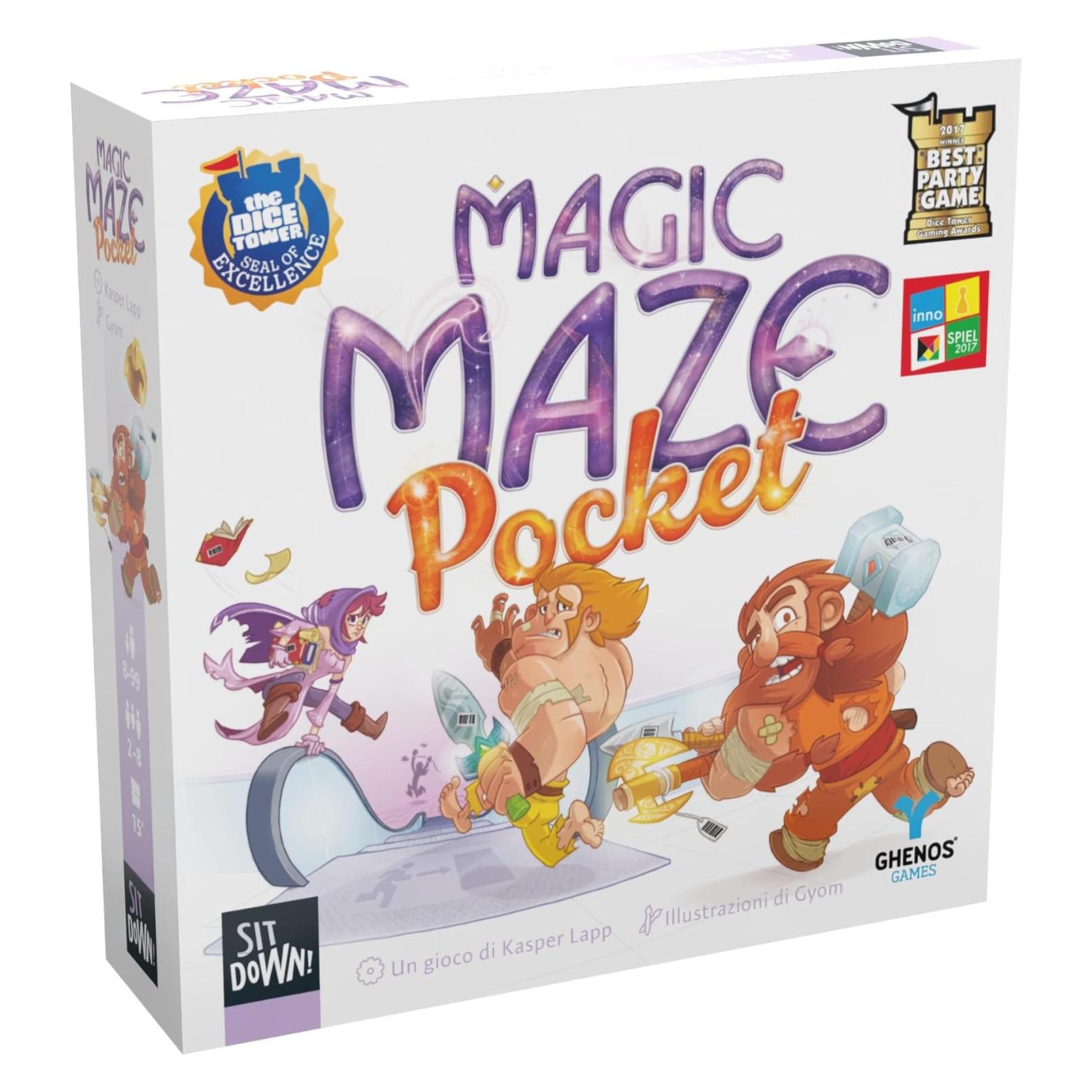 Ghenos Games Magic Maze Pocket (Ed. Italiana) (Italienisch, 1 - 4 Spieler) (64549815)