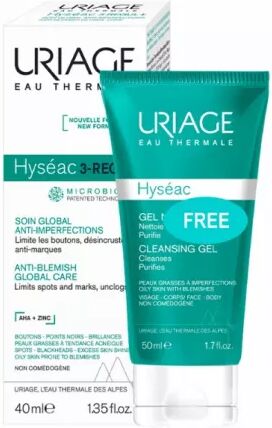 Uriage Hyséac 3-Regul+ 40ml   Oferta Gel Limpiador 50ml