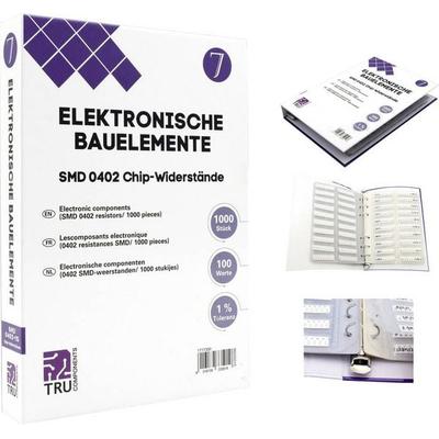 TRU COMPONENTS TC-6869400 TC-6869400 Sortiments-Album SMD 0402 0.625W 1% 1000 Teile