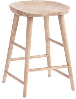Corey Counter Stool - Natural Whitewash - Ballard Designs